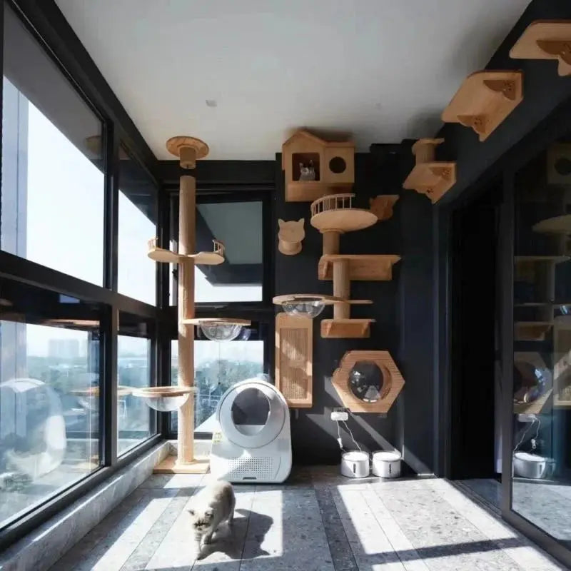 Arbre à Chat Mural Bois Ma boutique