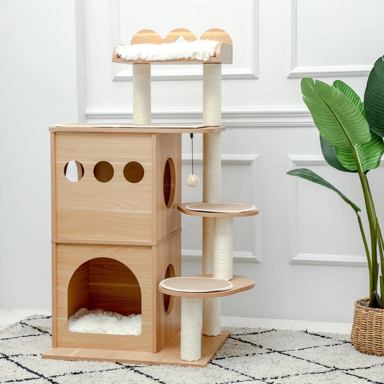 Arbre à Chat en Bois Moderne Ma boutique