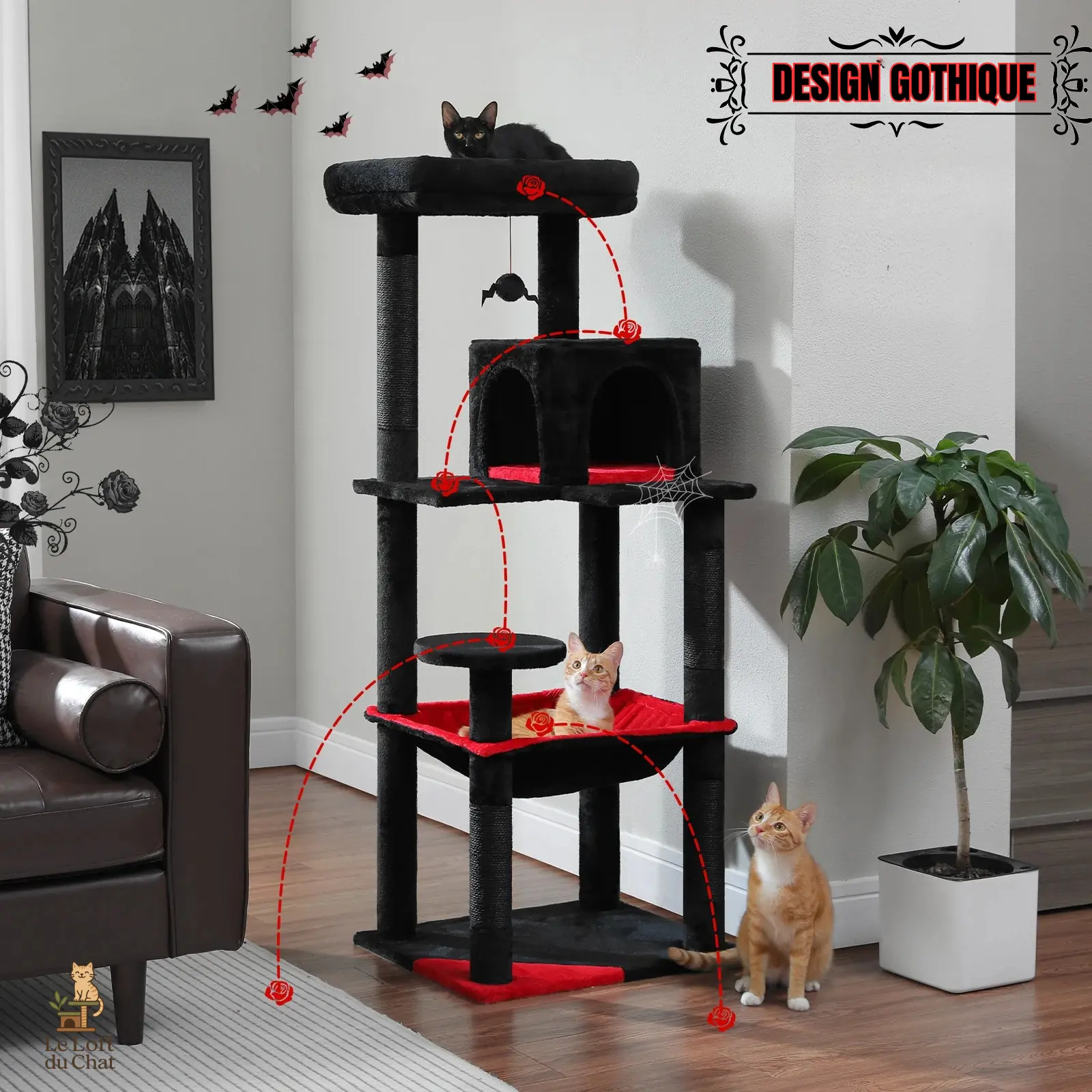 Arbre à Chat Grande Taille Coloris Ma boutique