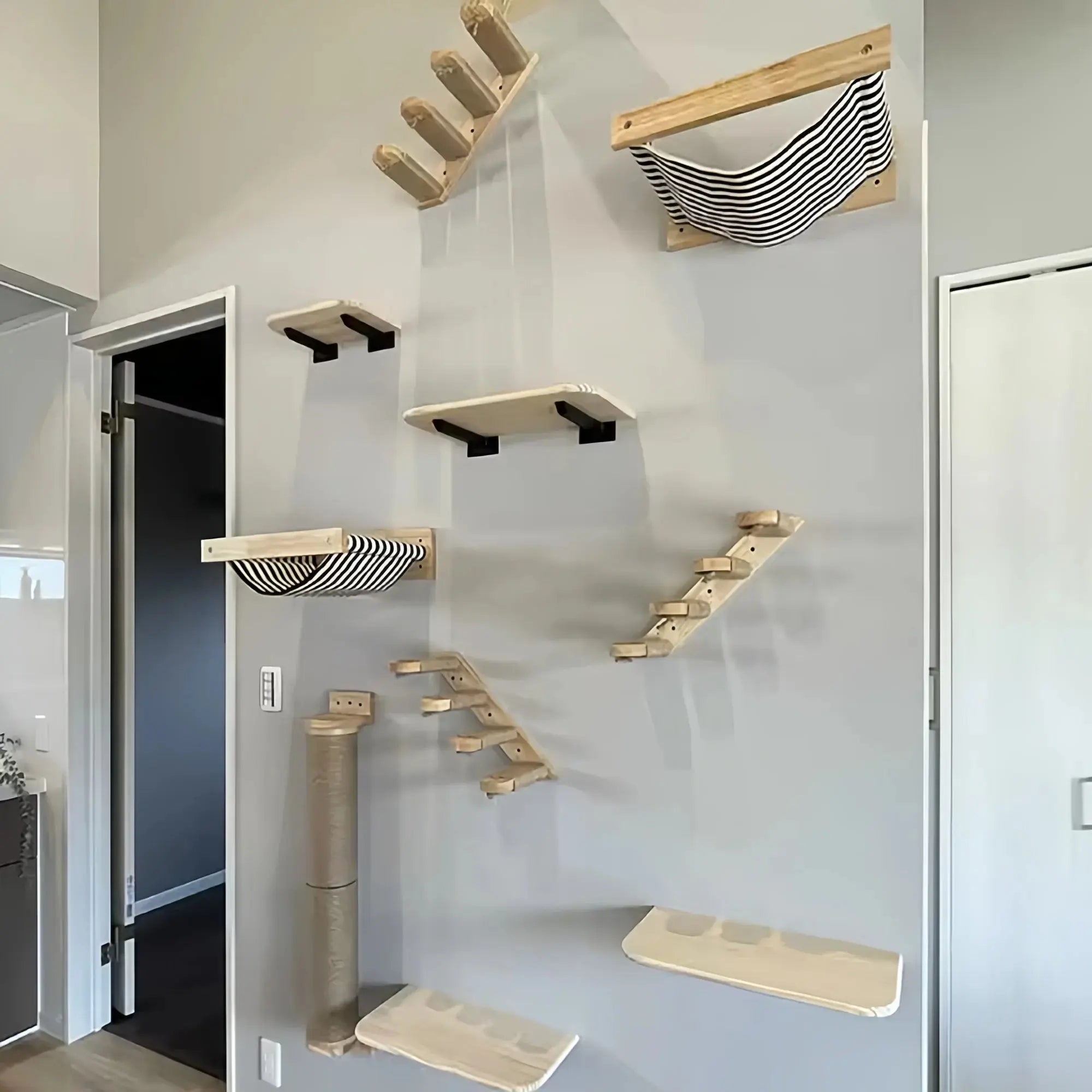 Arbre à Chat Mural Modulable Ma boutique