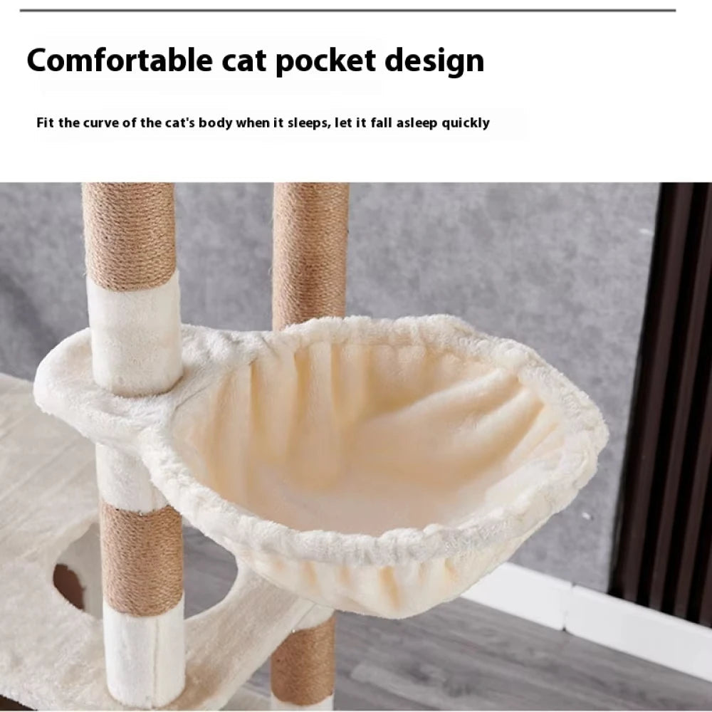 Arbre à Chat Blanc Neige Cocooning Ma boutique