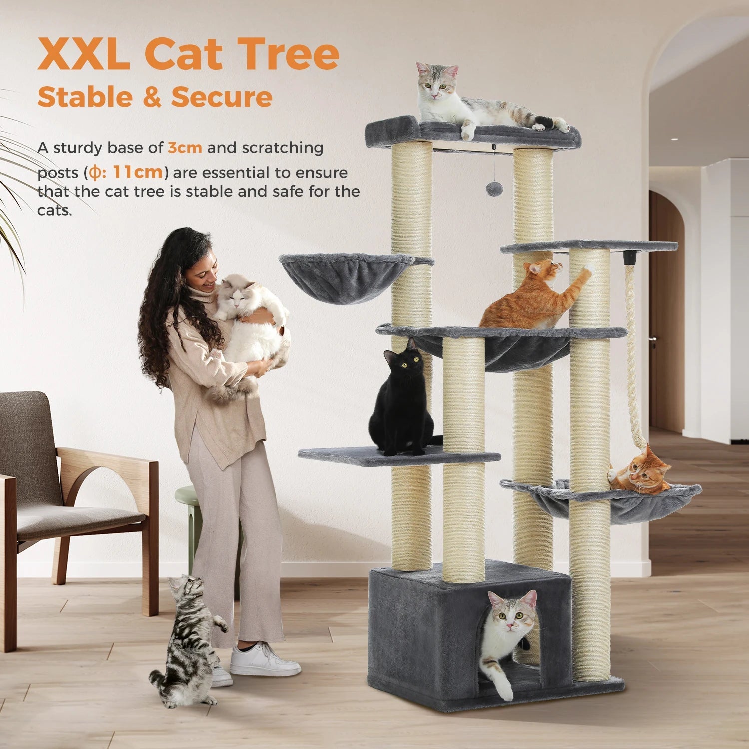 Arbre à Chat XXL Original Ma boutique
