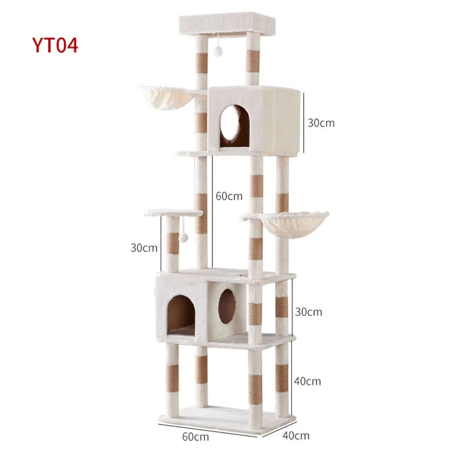 Arbre à Chat Blanc Neige Cocooning Ma boutique