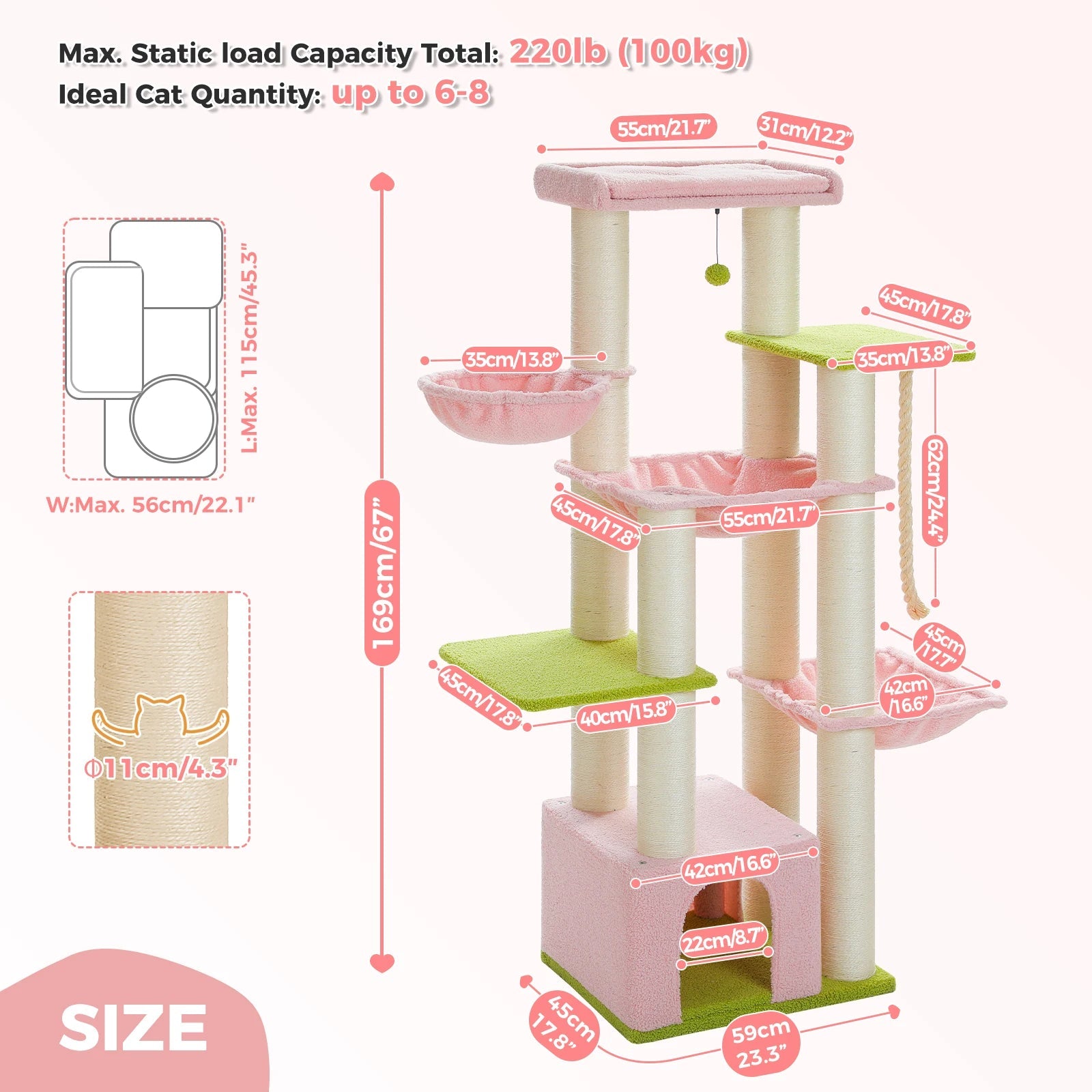 Arbre à Chat XXL Original Ma boutique