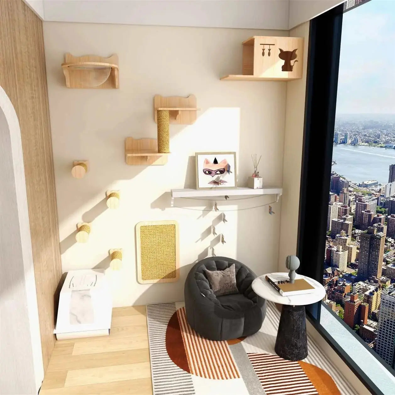 Arbre à Chat Mural Design Ma boutique