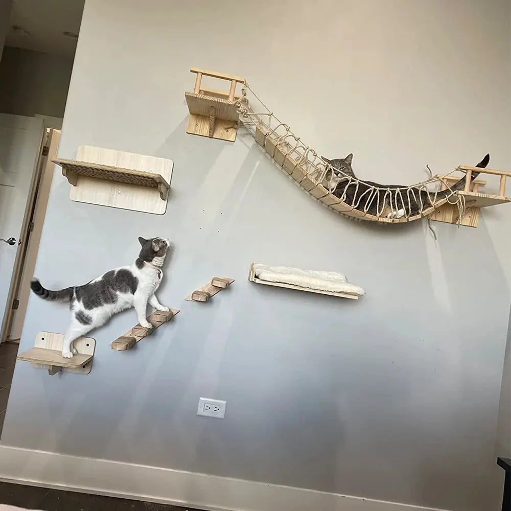 Arbre a Chat Mural Bois Ma boutique