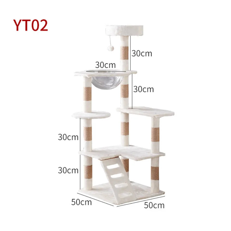 Arbre à Chat Blanc Neige Cocooning Ma boutique