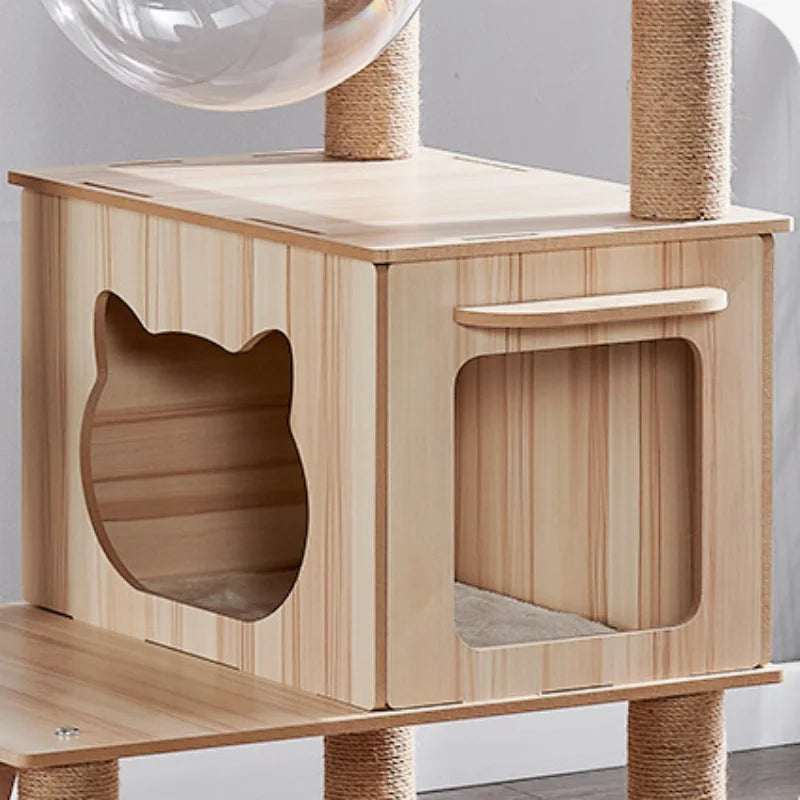 Arbre à Chat en Bois Design Moderne Ma boutique