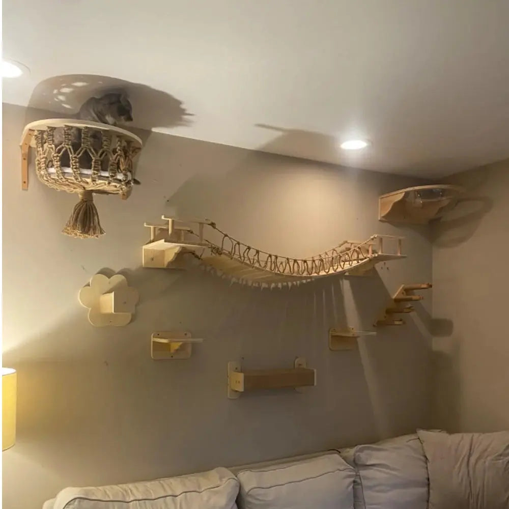 Arbre a Chat Mural Bois Ma boutique