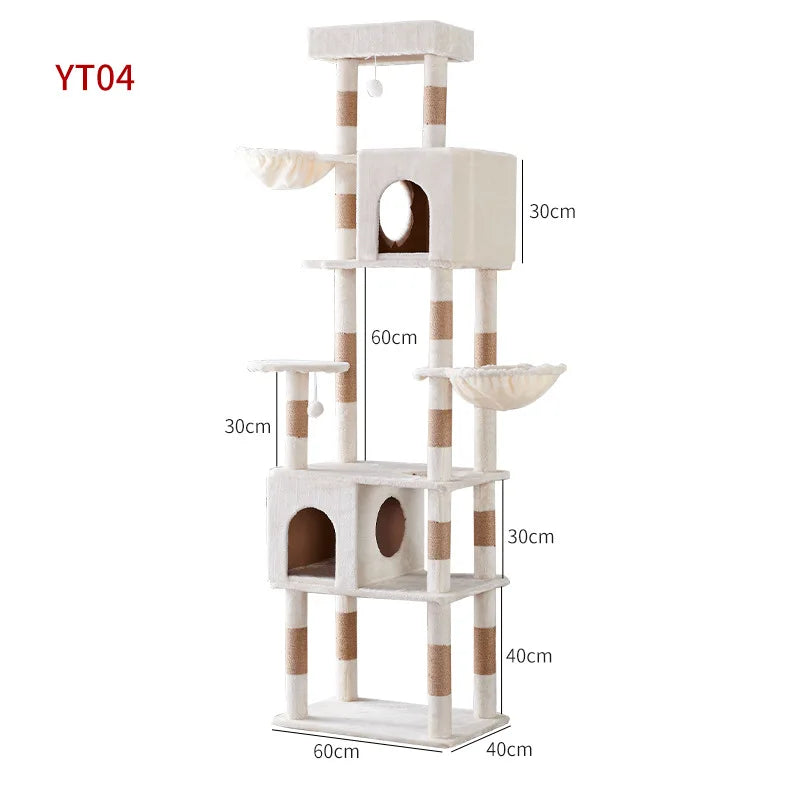 Arbre à Chat Blanc Neige Cocooning Ma boutique