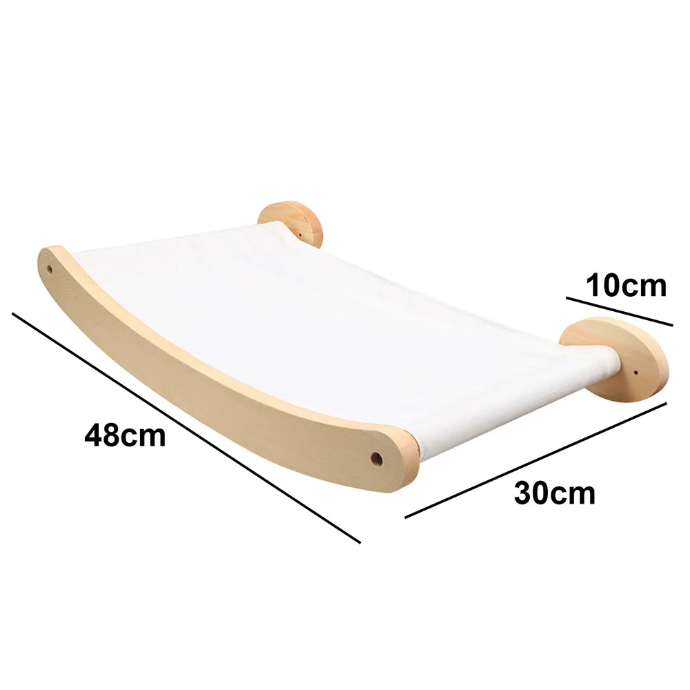 Arbre à Chat Mural Bois Moderne Le Loft du Chat