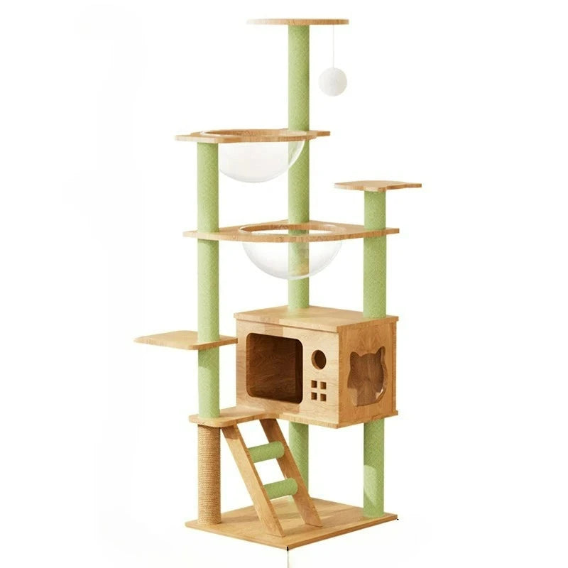 ARBRE A CHAT EN BOIS MODERNE « PINE HAVEN » Ma boutique