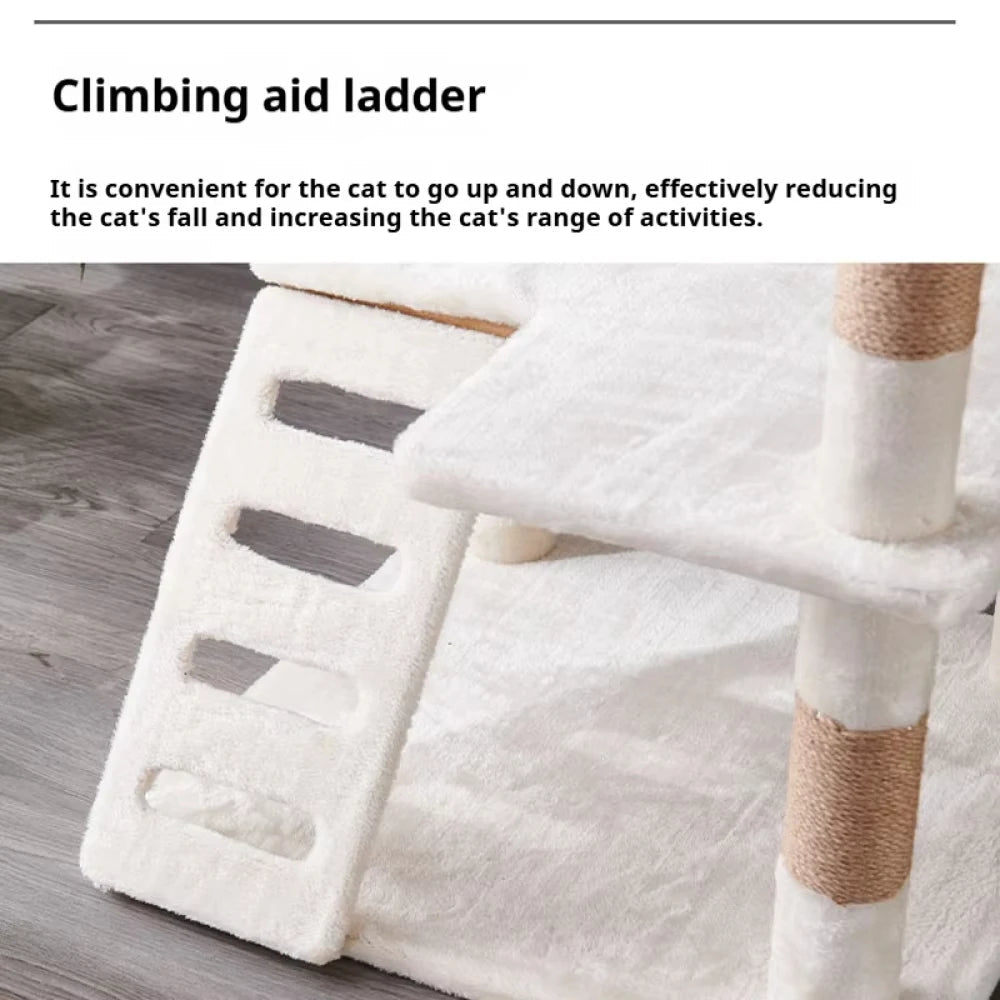 Arbre à Chat Blanc Neige Cocooning Ma boutique