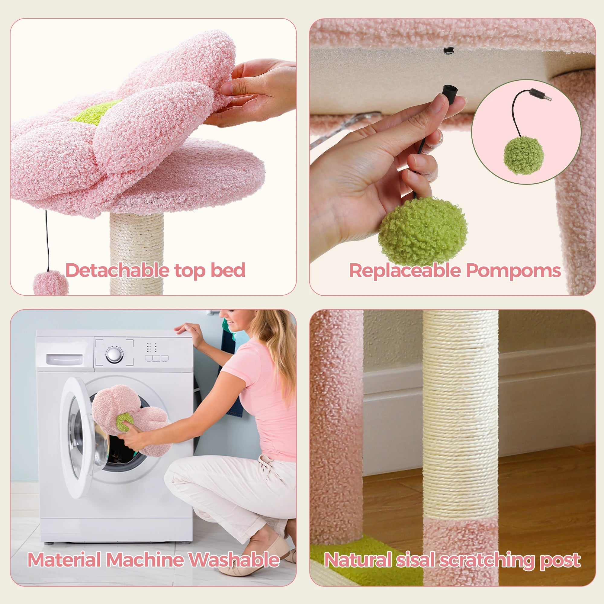 Arbre à Chat XXL Design Fleur Original Ma boutique