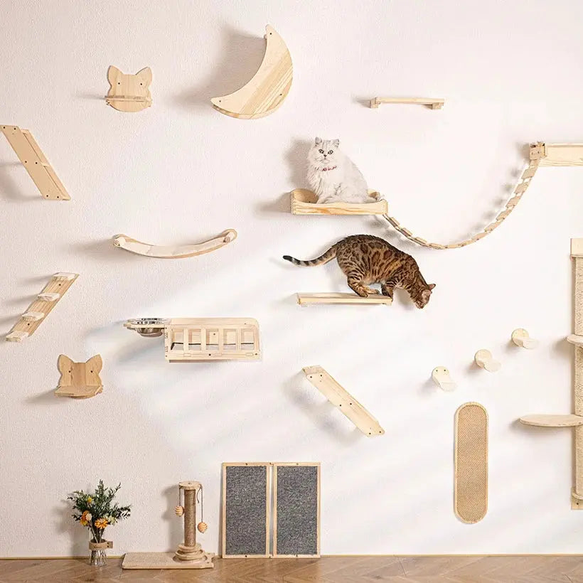 Arbre à Chat Mural Modulable Ma boutique