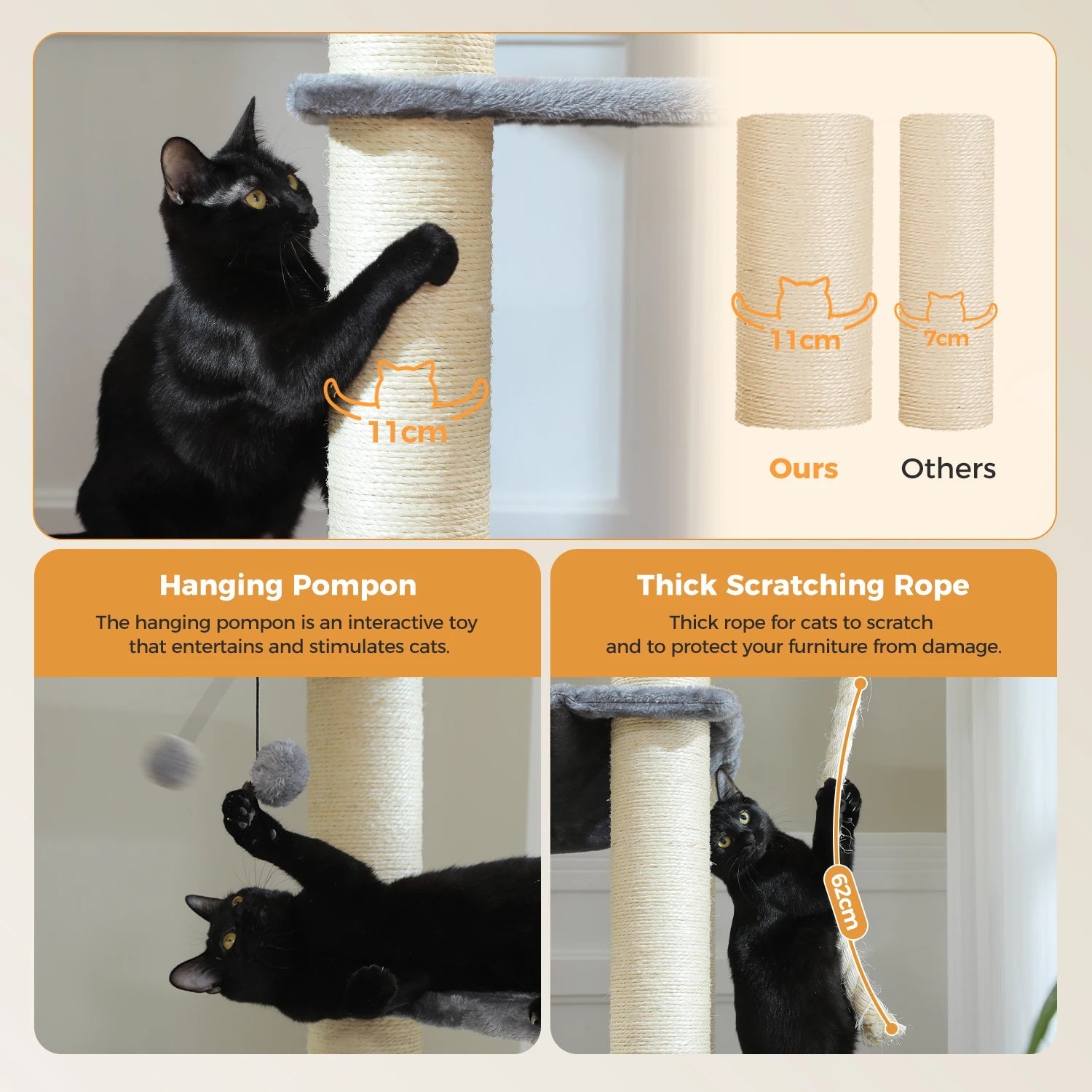 Arbre à Chat XXL Original Ma boutique