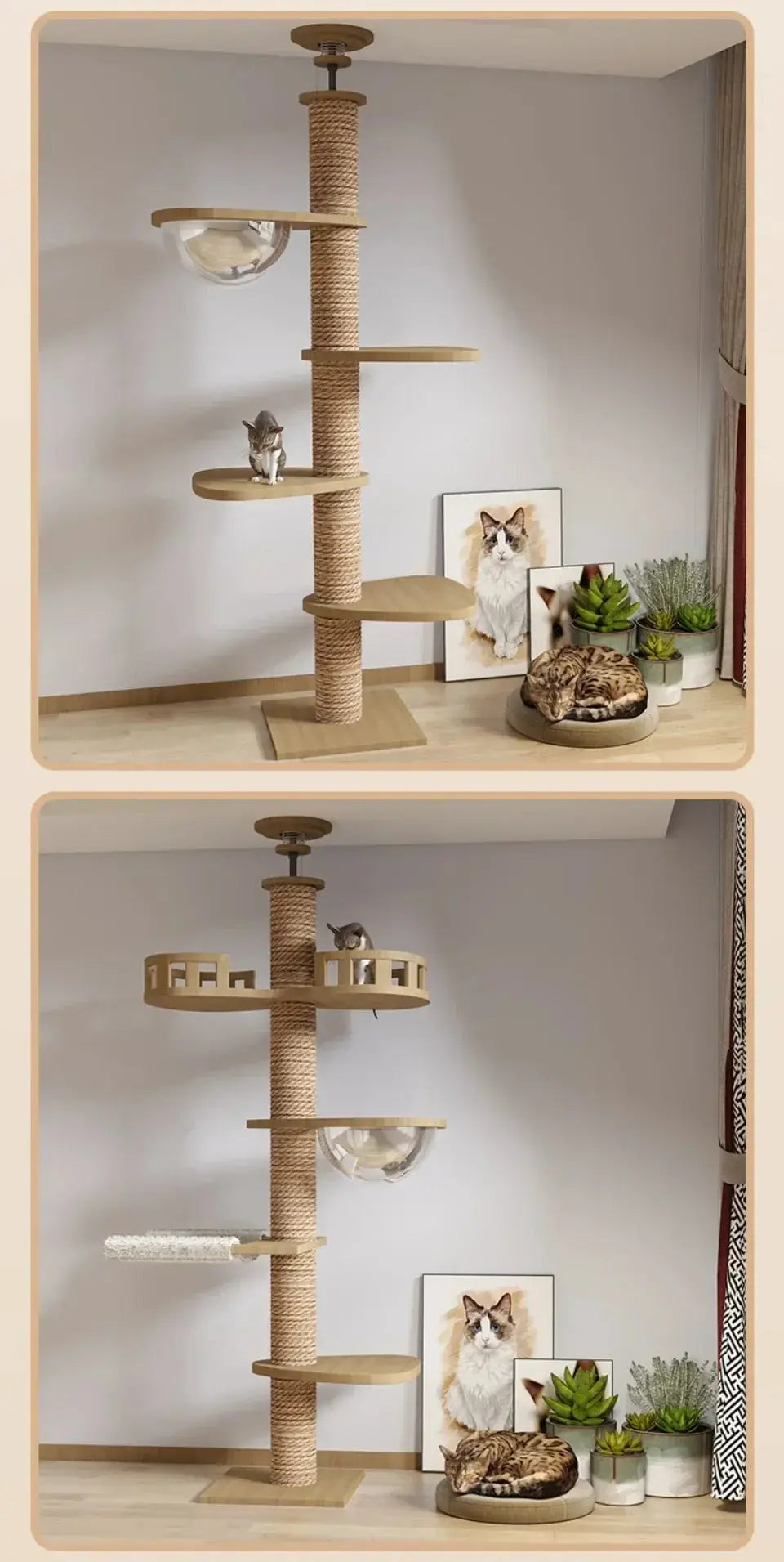 Arbre à Chat en Bois Design Ma boutique